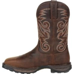 Durango Men's Maverick XP 11" Steel Toe WP Western Work Boot - DDB0206 -Rocky Shop DDB0206 instep profile