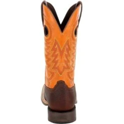 Durango Men's Rebel Pro 12" Square Toe Western Boot - Orange - DDB0230 -Rocky Shop DDB0230 back