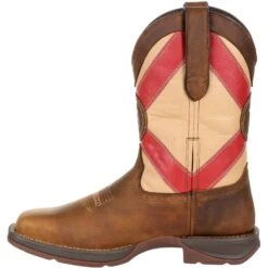 Durango Men's Rebel 11" Square Toe Western Boot - Brown - DDB0233 11 Durango Men's Rebel 11" Square Toe Western Boot - Brown - DDB0233 -Rocky Shop DDB0233 instep profile