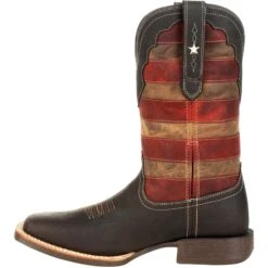 Durango Men's Rebel Pro Vintage Flag 12" Sqr Toe Western Boot - DDB0303 11 Durango Men's Rebel Pro Vintage Flag 12" Sqr Toe Western Boot - DDB0303 -Rocky Shop DDB0303 instep profile
