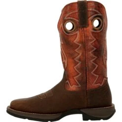 Durango Men's Rebel Ventilated 12" Square Toe Western Boot - DDB0327 -Rocky Shop DDB0327 instep profile