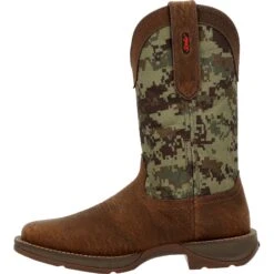 Durango Men's Rebel 12" Sqr Toe Pull-On Western Classic Boot - DDB0329 -Rocky Shop DDB0329 instep profile