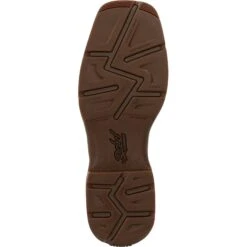 Durango Men's Rebel 12" Sqr Toe Pull-On Western Classic Boot - DDB0329 -Rocky Shop DDB0329 outsole