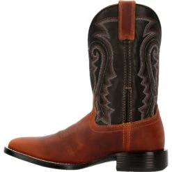 Durango Men's Westward™ 11" Square Toe Pull-On Western Boot - DDB0339 -Rocky Shop DDB0339 instep profile