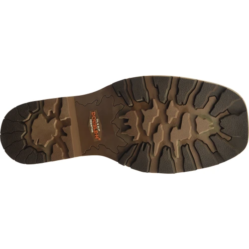Double H Men's Abner 12" Sqr Toe WP Western Work Boot - Brown - DH4353 8 Double H Men's Abner 12" Sqr Toe WP Western Work Boot - Brown - DH4353 - Image 6