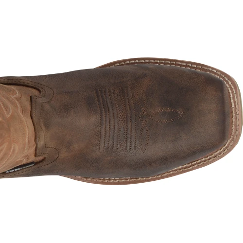 Double H Men's Abner 12" Sqr Toe WP Western Work Boot - Brown - DH4353 7 Double H Men's Abner 12" Sqr Toe WP Western Work Boot - Brown - DH4353 - Image 5