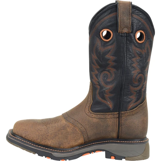 Double H Men's Isaac 13" Comp Toe Western Work Boot - Brown - DH5130 5 Double H Men's Isaac 13" Comp Toe Western Work Boot - Brown - DH5130 - Image 3