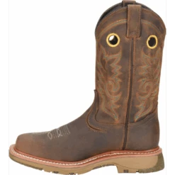 Double H Men's Elijah 12" Comp Toe Western Work Boot - Brown - DH5241 -Rocky Shop DH5241 500xauto Instep