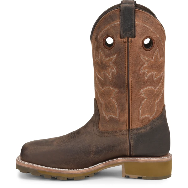 Double H Men's Abner 12" Comp Toe WP Western Work Boot- Brown - DH5353 5 Double H Men's Abner 12" Comp Toe WP Western Work Boot- Brown - DH5353 - Image 3