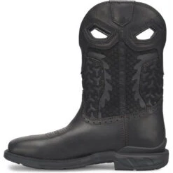 Double H Men's Phantom Rider Shadow 11" WP Roper Work Boot -Black- DH5381 9 Double H Men's Phantom Rider Shadow 11" WP Roper Work Boot -Black- DH5381 -Rocky Shop DH5381 autox400 Instep