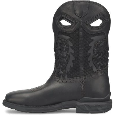 Double H Men's Phantom Rider Shadow 11" WP Roper Work Boot -Black- DH5381 4 Double H Men's Phantom Rider Shadow 11" WP Roper Work Boot -Black- DH5381 - Image 2