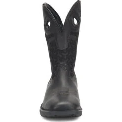 Double H Men's Phantom Rider Shadow 11" WP Roper Work Boot -Black- DH5381 11 Double H Men's Phantom Rider Shadow 11" WP Roper Work Boot -Black- DH5381 -Rocky Shop DH5381 autox500 Toe