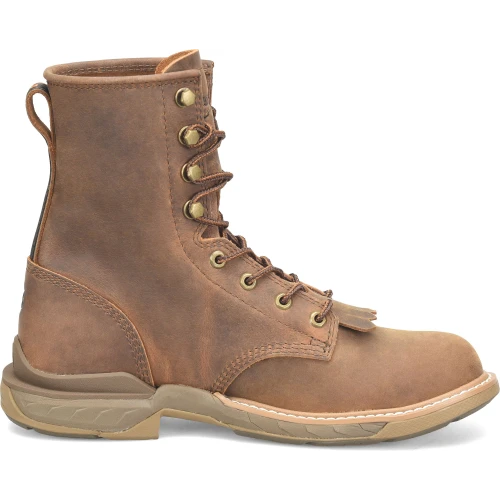 Double H Men's Raid 8" Slip Resist U Toe Lacer Work Boot -Brown- DH5394 3 Double H Men's Raid 8" Slip Resist U Toe Lacer Work Boot -Brown- DH5394