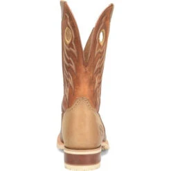 Double H Men's Thatcher 11" Wide SQ Toe Roper Work Boot -Brown- DH7028 -Rocky Shop DH7028 autox500 Heel