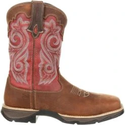 Durango Women's Lady Rebel 10" Comp Toe WP Western Work Boot - DRD0220 -Rocky Shop DRD0220 profile