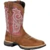 Durango Women's Lady Rebel 10" Sqr Toe Western Boot- Rusty Red- DRD0349 -Rocky Shop DRD0349