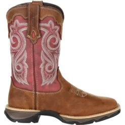 Durango Women's Lady Rebel 10" Sqr Toe Western Boot- Rusty Red- DRD0349 -Rocky Shop DRD0349 profile