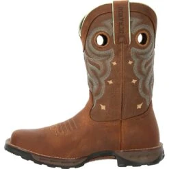 Durango Women's Maverick 10" Steel Toe WP Western Work Boot - DRD0416 12 Durango Women's Maverick 10" Steel Toe WP Western Work Boot - DRD0416 -Rocky Shop DRD0416 instep profile