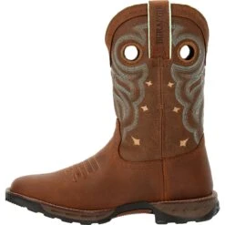 Durango Women's Maverick 10" Soft Toe WP Western Work Boot - DRD0417 12 Durango Women's Maverick 10" Soft Toe WP Western Work Boot - DRD0417 -Rocky Shop DRD0417 instep profile