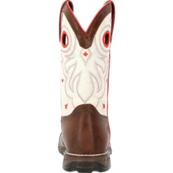 Durango Women's Maverick 10" Steel Toe WP Western Work Boot - DRD0418 -Rocky Shop DRD0418 back