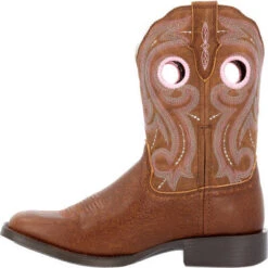 Durango Women's Westward 10" Square Toe Western Work Boot -Brown- DRD0445 -Rocky Shop DRD0445 5 LARGE 23e0df86 8725 47b8 bb72 b6cfc94fb7b6