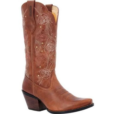 Durango Women's Crush 13" Snip Toe Western Boot - Rosewood - DRD0453 3 Durango Women's Crush 13" Snip Toe Western Boot - Rosewood - DRD0453