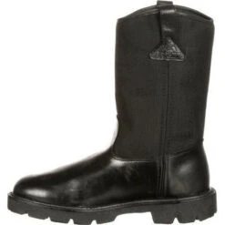 Rocky Men's Warden Pull-On Wellington Duty Boot - Black - FQ0006300 -Rocky Shop FQ0006300 4