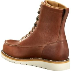 Carhartt Men's 8" Waterproof Steel Toe Wedge Boot - Redwood - FW8275-M -Rocky Shop FW8275 M3