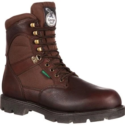 Georgia Men's Homeland 8" WP Insulated Work Boot - Brown - G109 3 Georgia Men's Homeland 8" WP Insulated Work Boot - Brown - G109