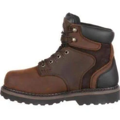 Georgia Men's Brookville 6" Stl Toe WP Work Boot - Brown - G7334 -Rocky Shop G7334 6
