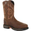 Georgia Men's Carbo-Tec LT 11" Stl Toe WP Western Boot -Brown- GB00264 -Rocky Shop GB00264 1