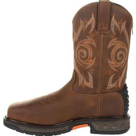 Georgia Men's Carbo-Tec LT 11" Stl Toe WP Western Boot -Brown- GB00264 4 Georgia Men's Carbo-Tec LT 11" Stl Toe WP Western Boot -Brown- GB00264 - Image 2