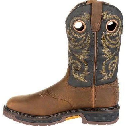 Georgia Men's Carbo-Tec LT 11" Pull-On WP Western Boot -Brown- GB00266 4 Georgia Men's Carbo-Tec LT 11" Pull-On WP Western Boot -Brown- GB00266 - Image 2