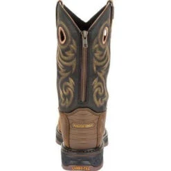 Georgia Men's Carbo-Tec LT 11" Stl Toe WP Western Boot -Brown- GB00267 -Rocky Shop GB00267 5