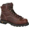 Georgia Men's Amp LT Low-Heel Logger 6" WP Work Boot - Brown - GB00270 -Rocky Shop GB00270 1