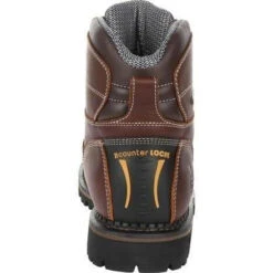 Georgia Men's Amp LT Low-Heel Logger 6" WP Work Boot - Brown - GB00270 -Rocky Shop GB00270 5