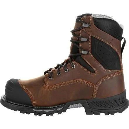 Georgia Men's Rumbler 8" Comp Toe WP Work Boot - Brown - GB00285 4 Georgia Men's Rumbler 8" Comp Toe WP Work Boot - Brown - GB00285 - Image 2