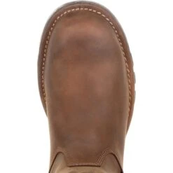 Georgia Men's Eagle One 10" Soft Toe WP Work Boot - Brown - GB00314 -Rocky Shop GB00314 birdseye