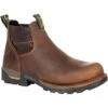 Georgia Men's Eagle One Soft Toe WP Chelsea Work Boot - Brown - GB00315 2 Georgia Men's Eagle One Soft Toe WP Chelsea Work Boot - Brown - GB00315 -Rocky Shop GB00315