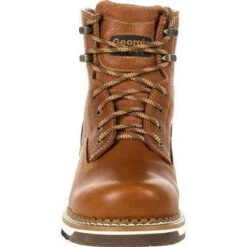 Georgia Men's AMP LT Wedge Soft Toe Work Boot - Brown - GB00347 -Rocky Shop GB00347 4