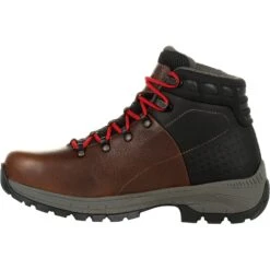 Georgia Men's Eagle Trail 6" Alloy Toe WP Hiker Work Boot - Brown - GB00397 -Rocky Shop GB00397 instep profile