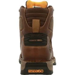 Georgia Men's Athens 360 5" Soft Toe WP Work Boot - Brown - GB00439 -Rocky Shop GB00439 back
