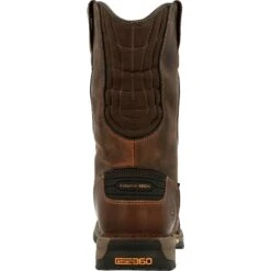 Georgia Men's Athens 360 11" Soft Toe WP Work Boot - Brown - GB00441 -Rocky Shop GB00441 back