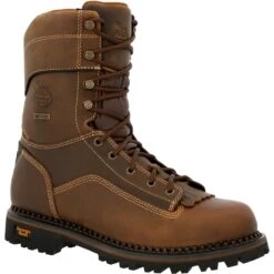 Georgia Men's AMP LT Low Heel Logger 9" Comp Toe WP Work Boot- GB00473