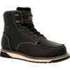 Georgia Men's AMP LT Wedge 6" Moc Toe WP Work Boot - Black - GB00475 -Rocky Shop GB00475