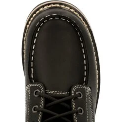 Georgia Men's AMP LT Wedge 6" Moc Toe WP Work Boot - Black - GB00475 14 Georgia Men's AMP LT Wedge 6" Moc Toe WP Work Boot - Black - GB00475 -Rocky Shop GB00475 birdseye