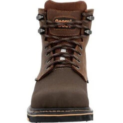 Georgia Men's Amp Lt Power 6" Wedge Comp Toe Work Boot -Brown- GB00519 -Rocky Shop GB00519 3 LARGE 7070f885 a990 49cf b5c7 c4592cdcd1f7