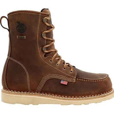 Georgia Men's Wedge 8" WP Soft Toe Slip Resist Work Boot -Brown- GB00532 4 Georgia Men's Wedge 8" WP Soft Toe Slip Resist Work Boot -Brown- GB00532 - Image 2