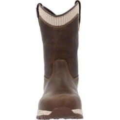 Georgia Women's Eagle Trail 10" WP Alloy Toe Work Boot -Brown- GB00557 -Rocky Shop GB00557 3 LARGE ef57730a e809 43cd 9f4d 678d25ab4273