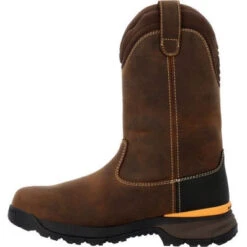 Georgia Men's TBD 11" Soft Toe WP Wellington Pull On Work Boot -Brown- GB00598 -Rocky Shop GB00598 5 LARGE 0c88c992 9f5b 4112 aec6 5b5edd8d4006